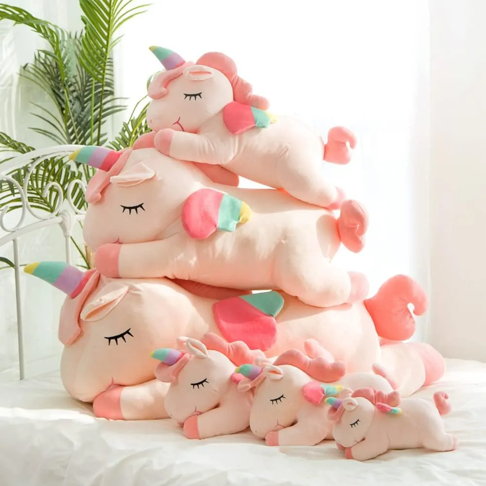 Kids (Pink, 23.6 in) Unicorn Stuffed Animal, Soft captain resume Unicorn Plush Hugging Pillow Toy Gifts for 