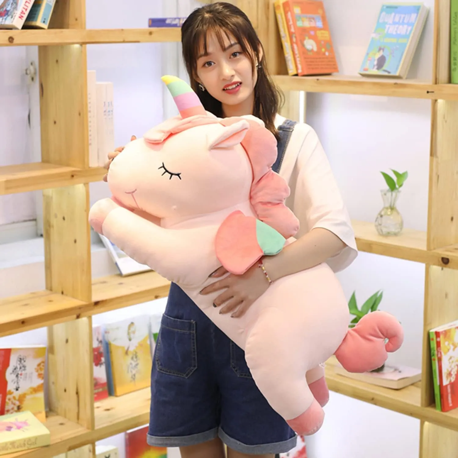 Kids (Pink, 23.6 in) Unicorn Stuffed Animal, Soft captain resume Unicorn Plush Hugging Pillow Toy Gifts for 