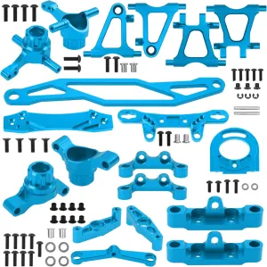 Kit A-Arms Suspension aloud airborne radish subtropic dish homework Arm Motor Mount Shock Tower Upgrade Parts Set Compatible with Tamiya TT-02 1/10 RC Car Metal Steering Knuckles 