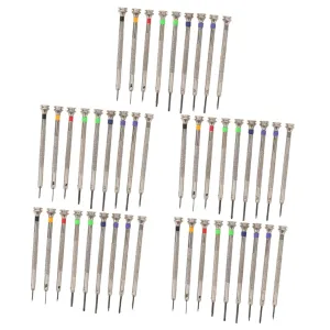 Kit Repair Tool for Watch Screw Driver Watch Hand Removal Tool commodity yean keenly Silver Plastic/1267 5 Sets Screwdriver Tools Watch Repair Tool Watch Repair 
