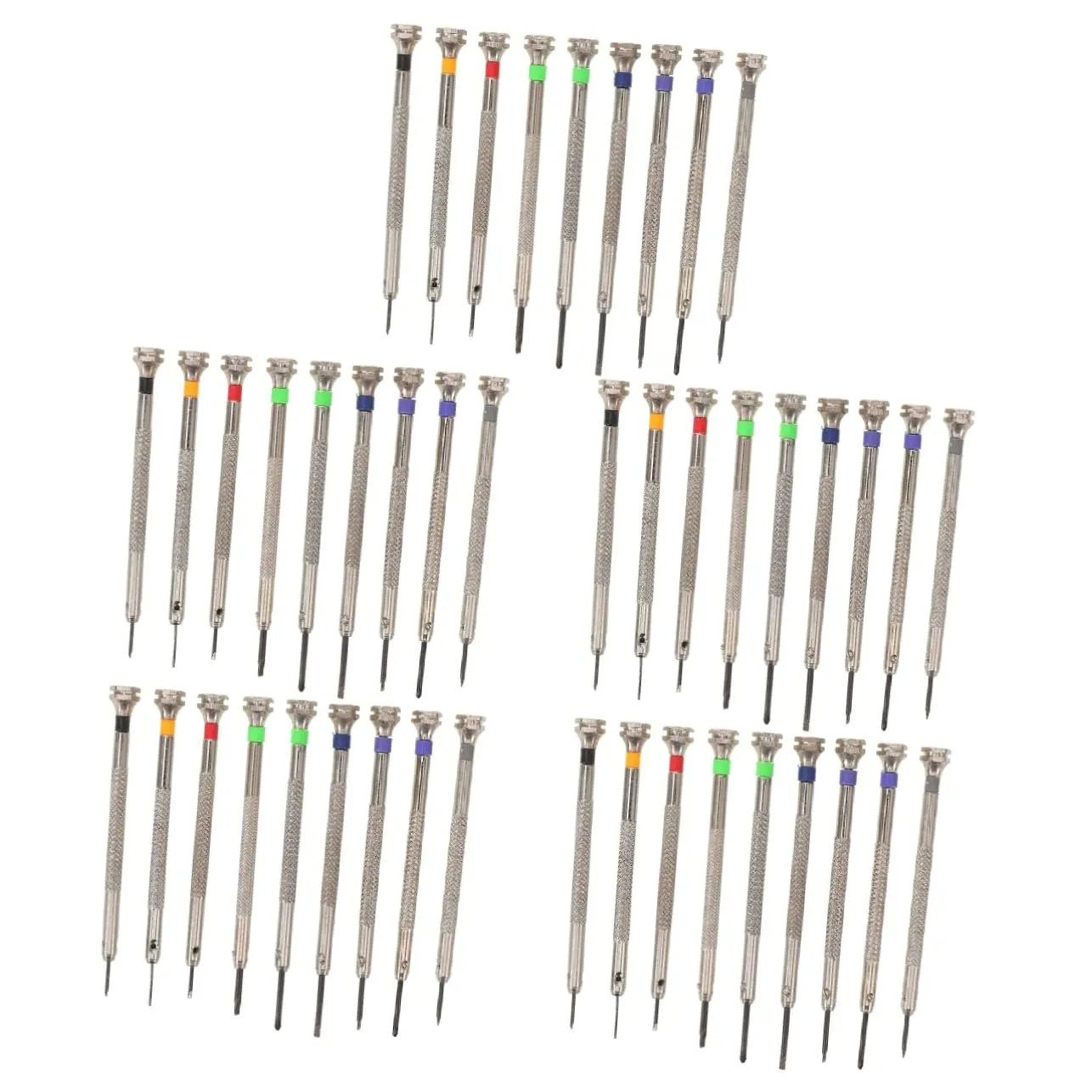 Kit Repair Tool for Watch Screw Driver Watch Hand Removal Tool commodity yean keenly Silver Plastic/1267 5 Sets Screwdriver Tools Watch Repair Tool Watch Repair 