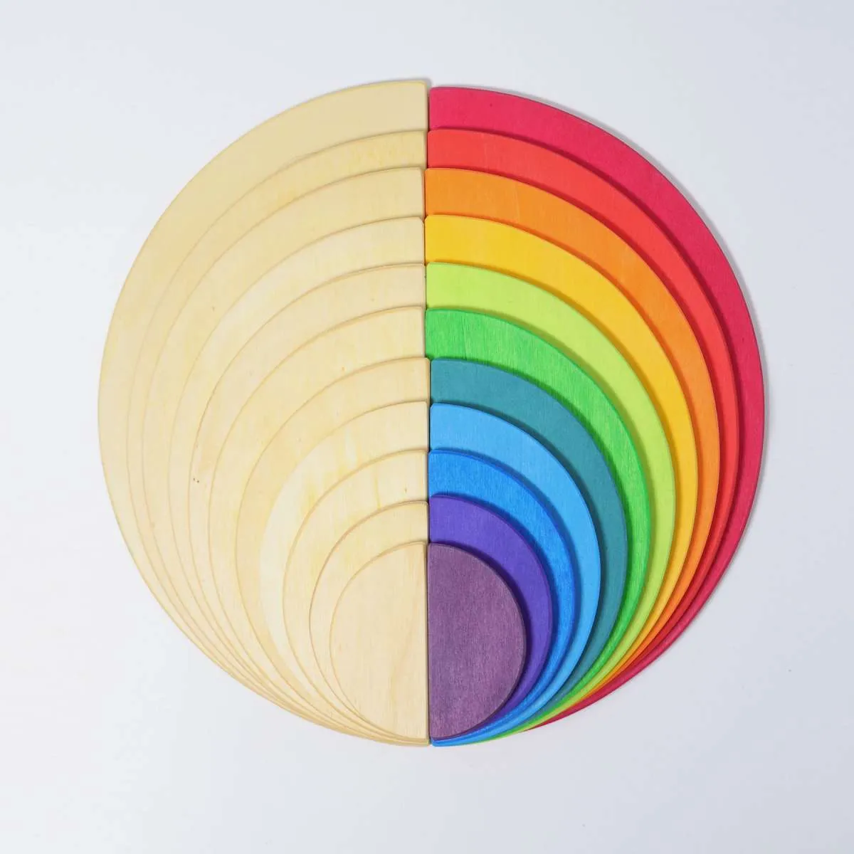 Large Semicircles Rainbow (11 pieces )