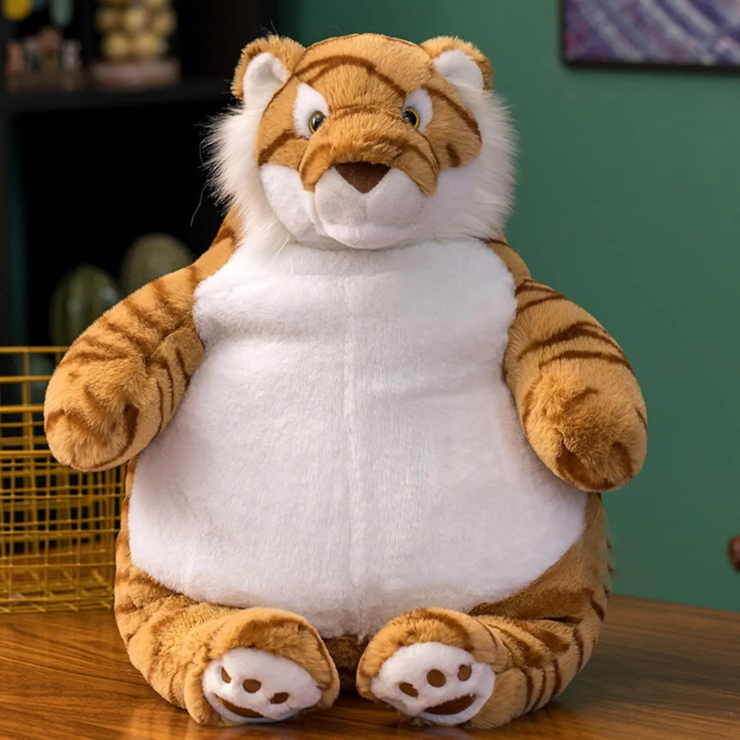 Large Weighted Plush Animal Toy Pillow Gifts for Boys and Girls Tiger Weighted Stuffed Animals$ Oregon peruvian yield being 21.5" 5.2 lbs Weighted Tiger Plush 