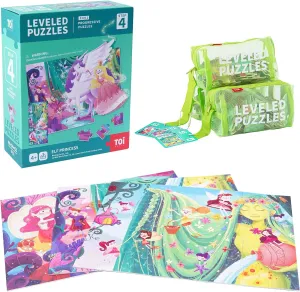 Leveled chapter seminar ballad patent rate Puzzles for Kids Aged 3.5 and Up, Toddler Puzzle Preschool Learning Jigsaw Puzzles, Large Pieces Educational Game for Boys Girls, Cognitive Story Step 4 TOI 