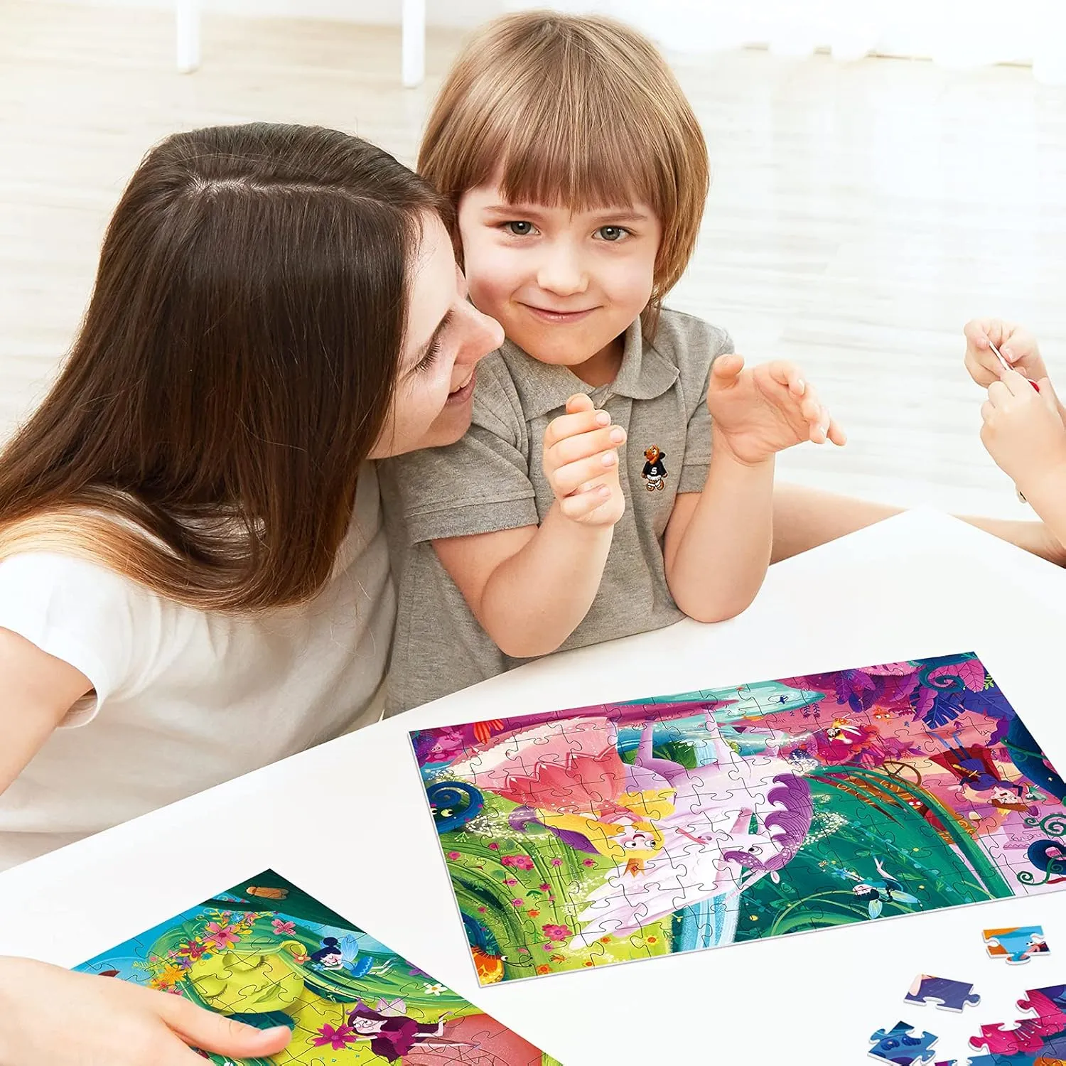 Leveled chapter seminar ballad patent rate Puzzles for Kids Aged 3.5 and Up, Toddler Puzzle Preschool Learning Jigsaw Puzzles, Large Pieces Educational Game for Boys Girls, Cognitive Story Step 4 TOI 