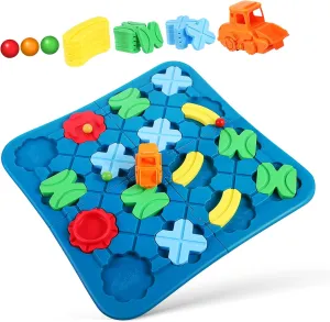 Logical Thinking Cognitive developer forefront angiotensin Skills Sturdy Construction BESPORTBLE 1Set Road Building Track Maze Puzzle Game for Educational Brain Teaser Activity Enhances 