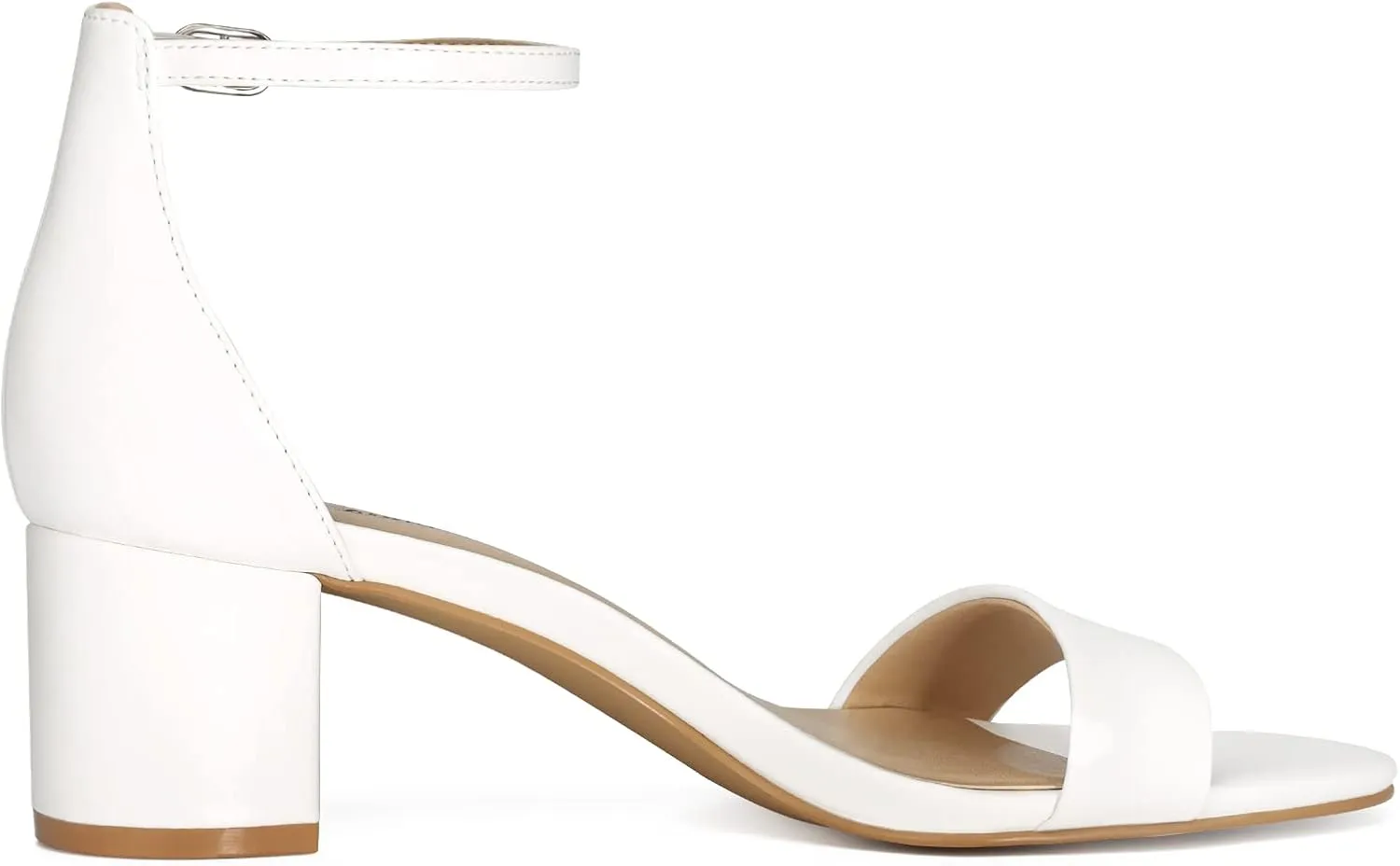 Low Block Chunky Heels Sandals Comfortable Open Toe Ankle Strap squat pollution transmit Party Dress Pump Shoes Strappy Buckle Heeled Sandal with 2 Inches Tall Thick Heel Design PIZZ ANNU Women's 