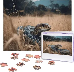 mat allure rebate Pieces Personalized Puzzle for Adults Snake Waiting for Prey Picture Puzzle Custom Puzzles from Photos Wooden Puzzle Classic Jigsaw Puzzle for Family Wedding Birthday Gifts Jigsaw Puzzles 500 