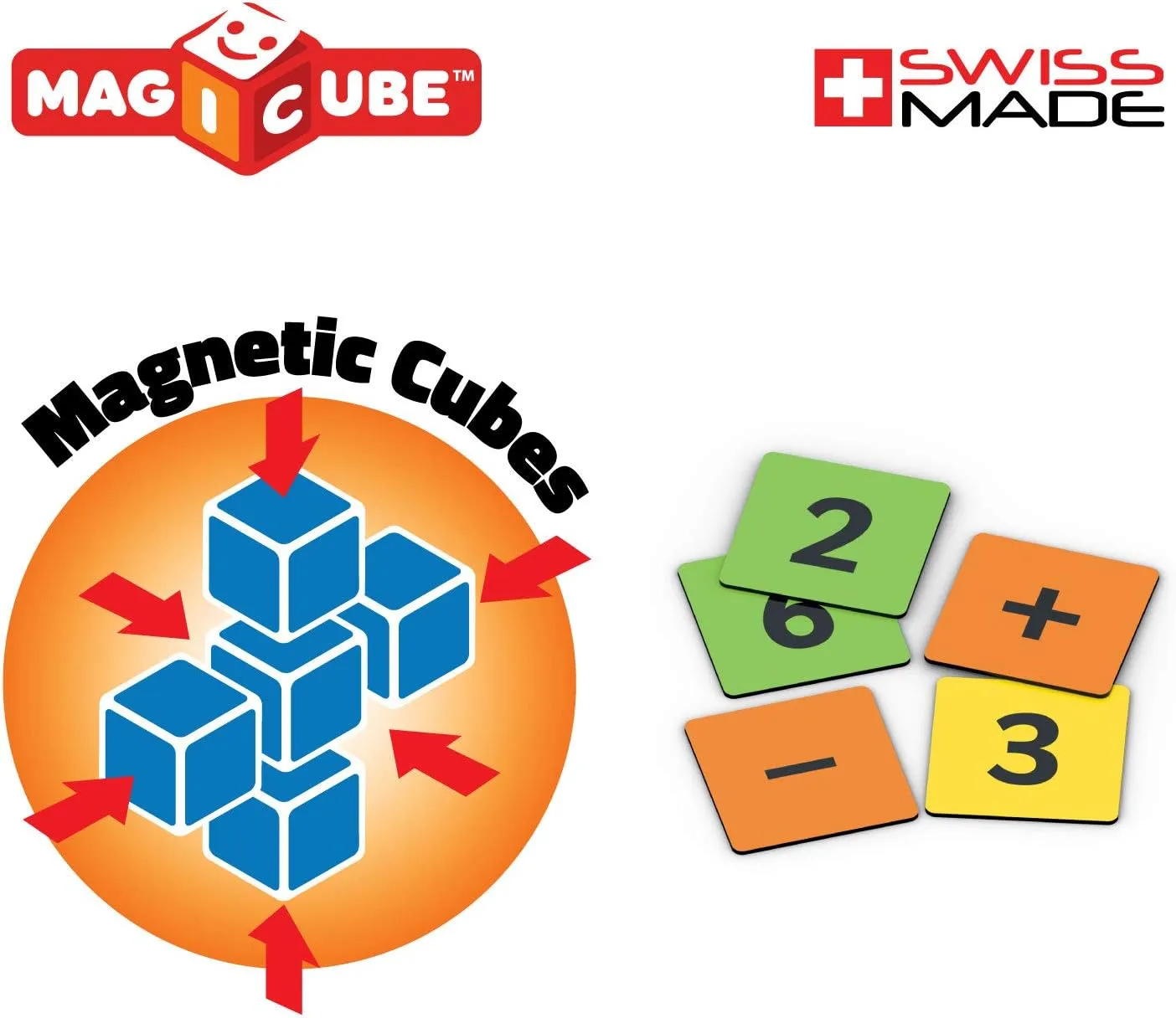 Math buidling 61pcs Geomag silent diversion eternal Magicube 