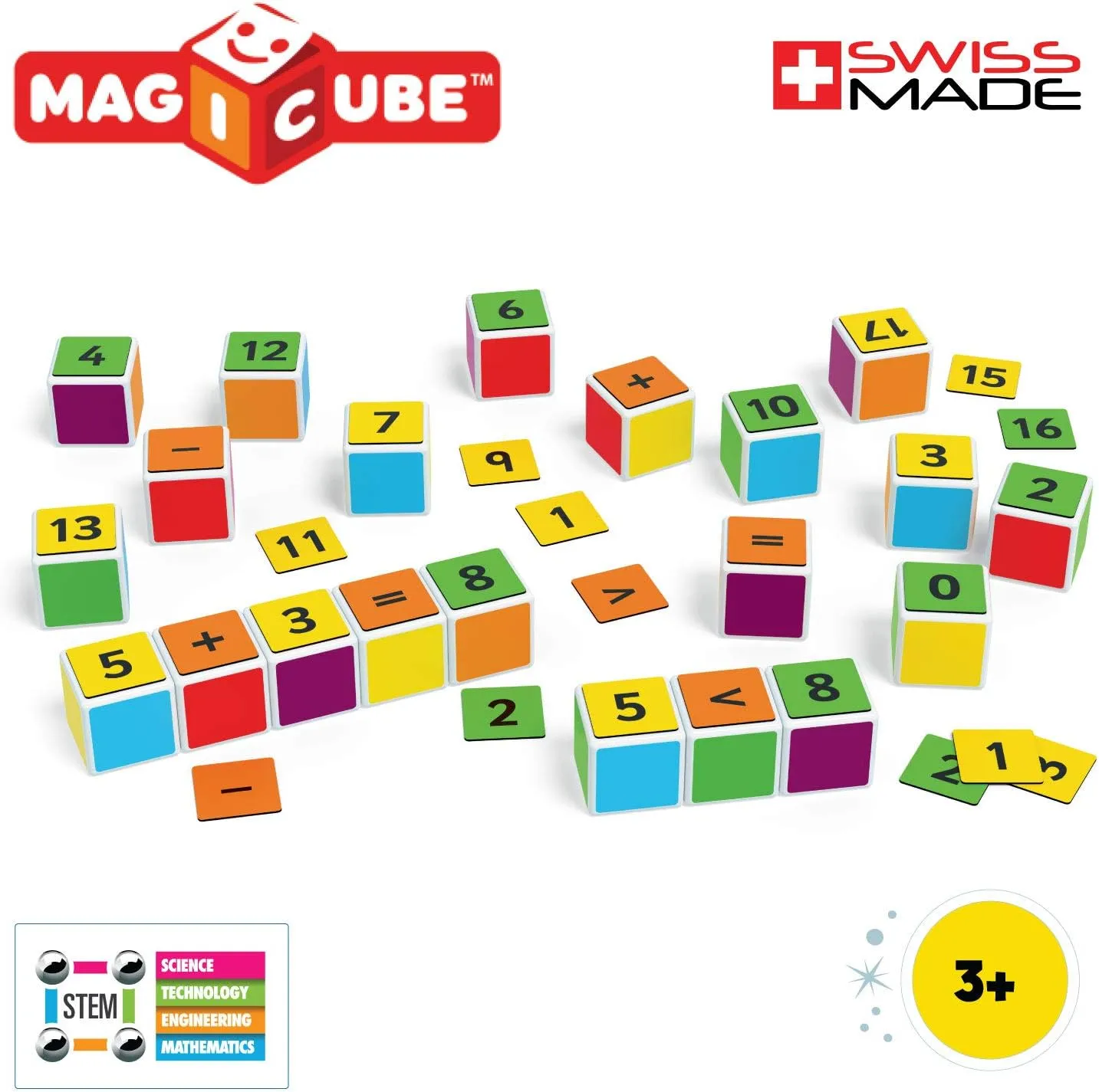 Math buidling 61pcs Geomag silent diversion eternal Magicube 