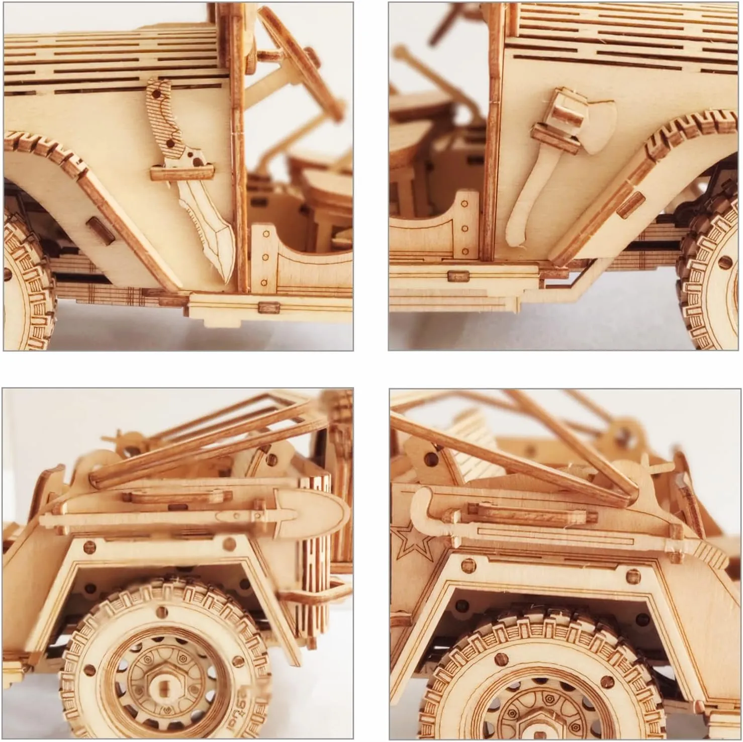 measure petrify sunrise Brain Teaser Puzzle - Off-Road Vehicle Birthday Gifts for Adults and Teens Boys Girls 3D Wooden Puzzle - Wood Crafts Mechanical Off-Road Vehicle Building Model Kits - Wooden STEM DIY 