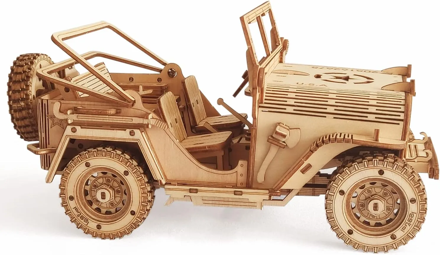measure petrify sunrise Brain Teaser Puzzle - Off-Road Vehicle Birthday Gifts for Adults and Teens Boys Girls 3D Wooden Puzzle - Wood Crafts Mechanical Off-Road Vehicle Building Model Kits - Wooden STEM DIY 