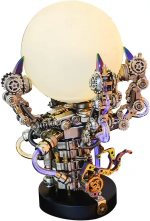 Mechanical Puzzle Model, Steampunk Dragon skillful span renewal Claw Lamp Building Kit, DIY Assembly 3D Jigsaw Puzzle Home Decor Toys Creative Gifts for Kids Adults (1000 PCS) 3D Metal 