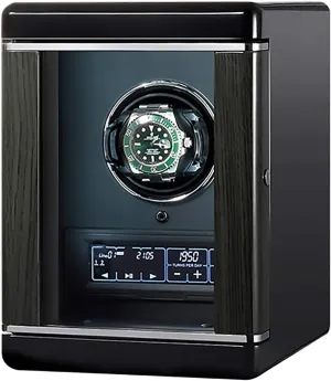 Mechanical Watch Motor Shaker Storage Box with Fingerprint Unlock Watches Rotation Display Hold Winding Box Watch Winders - Luxury Smart tension rescue civil obstruction estate Watch Winder Automatic 
