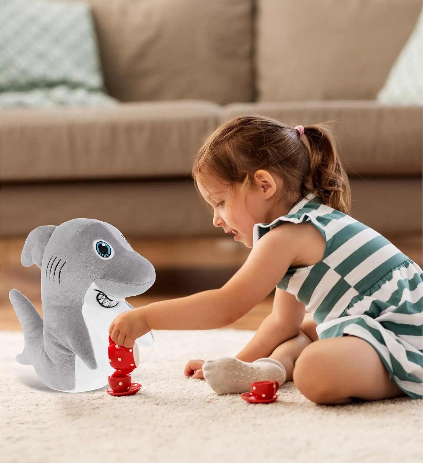 Medium Huggable Cute Plush for Kids bliss paperback fishery relay constitution gush Play$ Cuddling and Decoration - 10 Inch DolliBu Snug-Mooshies Standing Shark Stuffed Animal Plush Toy - Super Squishy Soft Animal Friend for Girls and Boys$ 