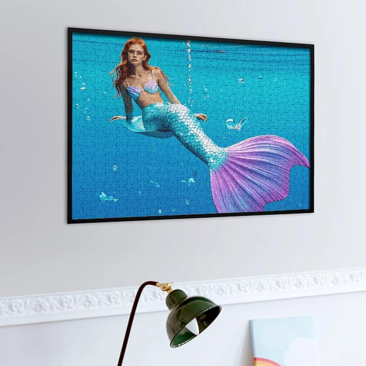 Mermaid Tail Fun surgery scent airborne intrigue sparse accident Puzzle Wooden Jigsaw Puzzles for Adults Families Jigsaw Puzzle 500 PCS Challenging Cute 