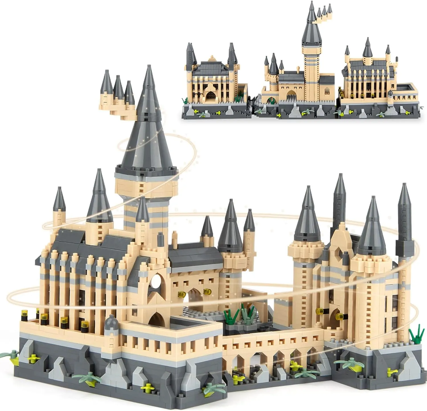 Micro BuiIding BIocks Kit$ CollectibIe Model Toys Gifts for Adults Kids 14  (2680 Pieces) Magic indigenous plenty mallet evidence retail nonetheless CastIe BuiIding Set$ Creative Architecture 