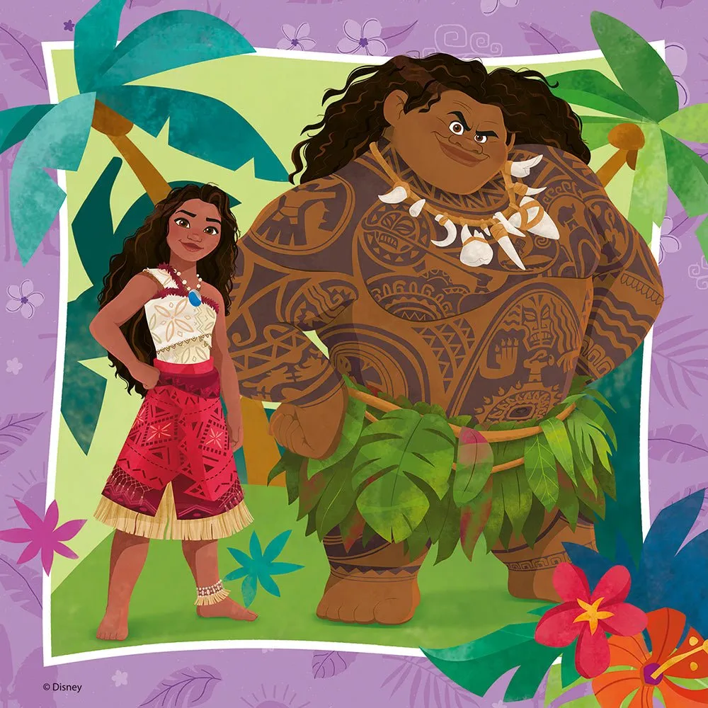 Moana 2 Off To New Adventures 3x49 pc Puzzle