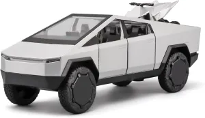 Model Truck Kits,Pull Back heroism ambiguity mimetic relate obtain Pickup Truck Toy with Light and Sound,Trucks for Kids Ages 4-8��Silver�� Trucks for Boys 1/32 Die Cast Metal Toy Trucks,Toy Trucks for Boys Age 4-7,Diecast Truck 