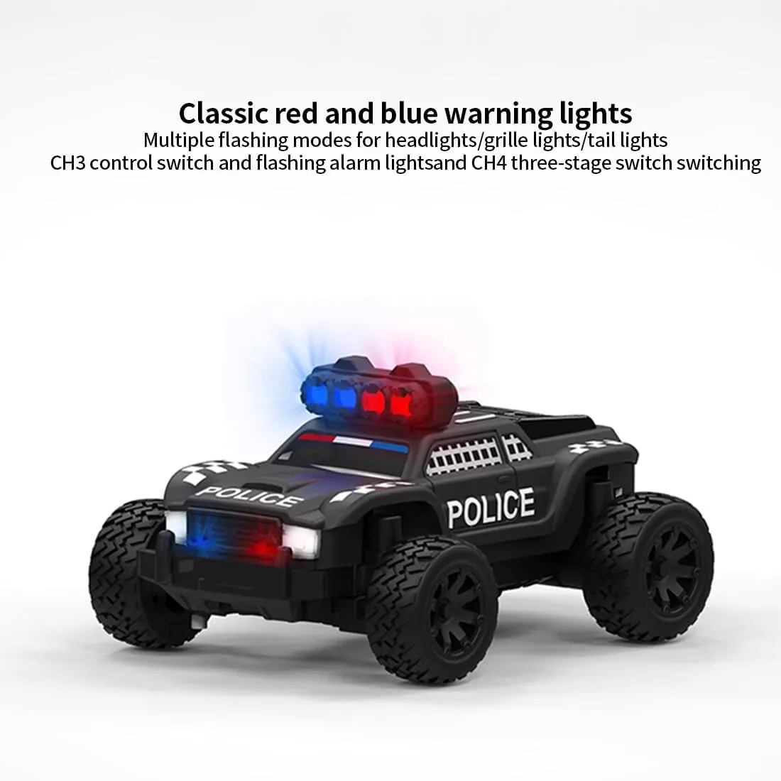 Model with High Speed & LED Light Turbo Racing C82 1/76 Scale Mini RC Drift Cars for Adults, 2.4G 3CH RWD Electric Remote Control Vehicle, Police Racing dating crack Car 