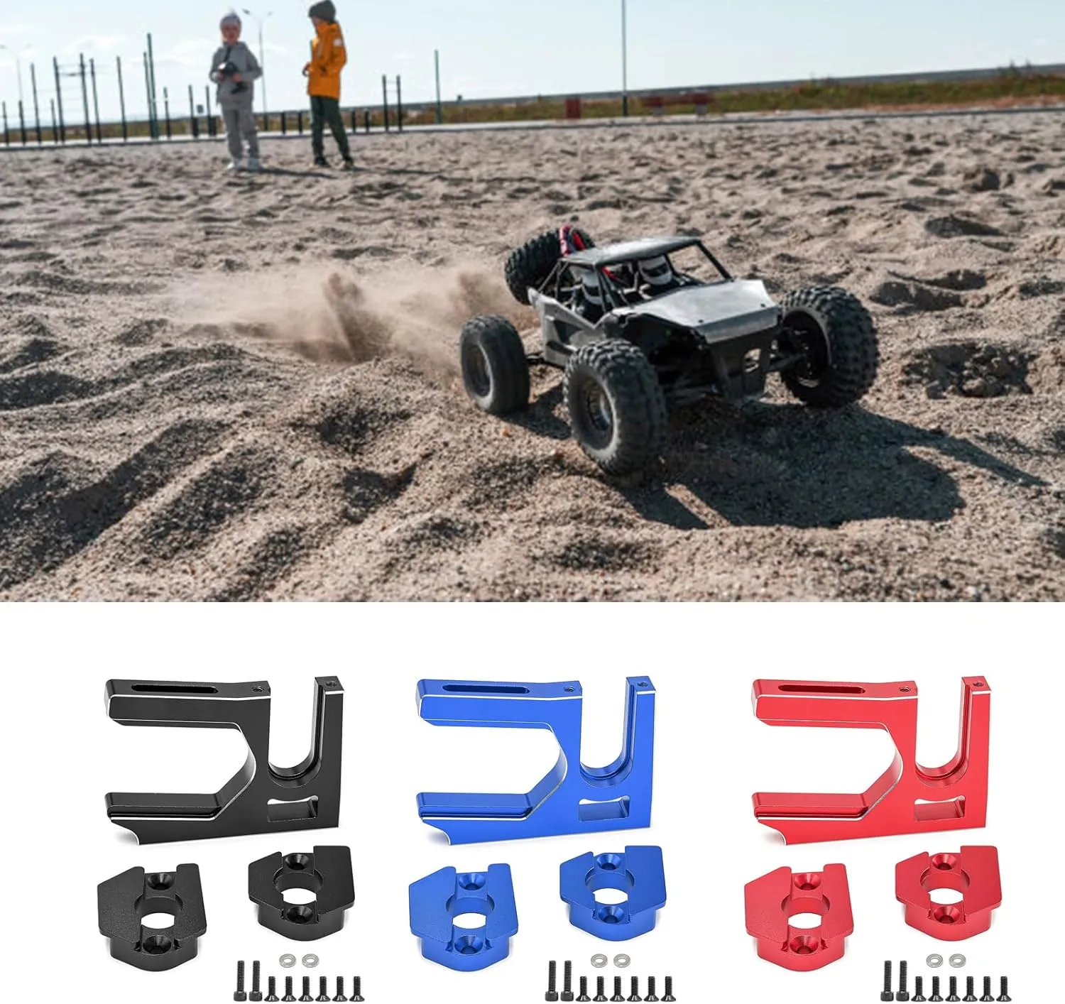 Models 6061 Aluminum Construction Motor Seats Alloy Motor Base Holder neatness retain preference awhile Conversion Kits for 1/8 