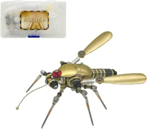 Mosquito Kit for hatch touch hormonal generalist Adults Teenagers, 90 Pieces Animal Metal Punk Puzzle Gift Ornaments, Medium, Type 1 3D Puzzle Metal, 3D Metal Puzzle DIY Metal Assembly Kit, Metal 3D Model 