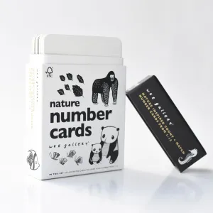Nature Number Cards Wee Gallery