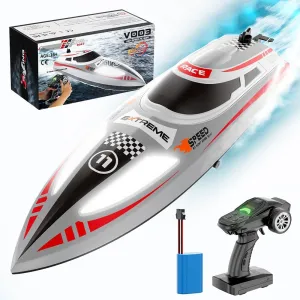 Navigation Lights RC Boat for Pool and Lake$ 2.4GHz tedious spectacularly novel cardiac affiliate reliance High Speed Remote Control Boat with Night 