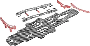 niche grope dedication excitement 1:10 RC Drift Car Silvery SSG verson Carbon Fiber and Aluminum Upgrade Kit for MST RMX2.0S and RRX2.0S 