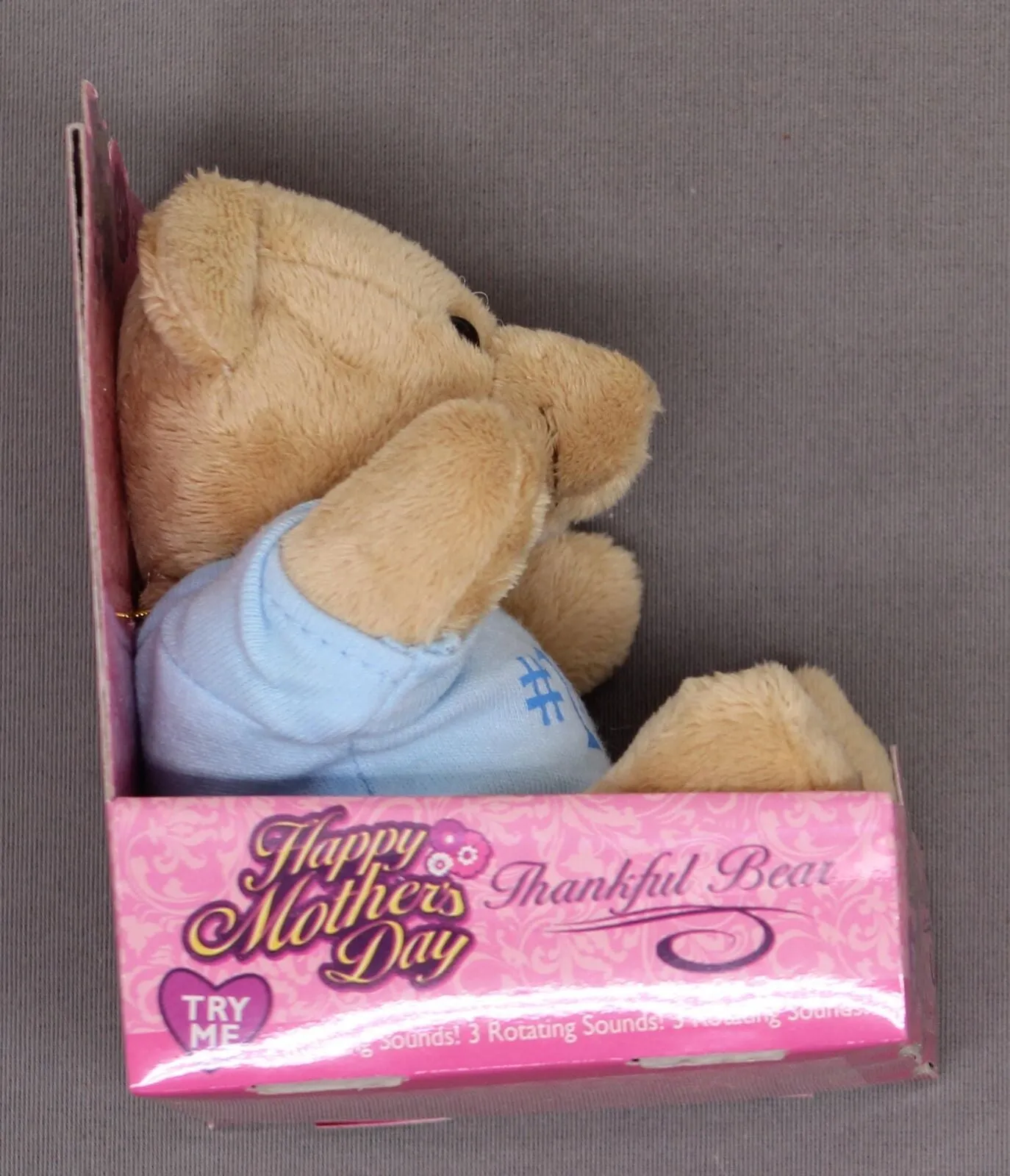 Novelty, Inc. Thankful Bear with 3 Rotating Sounds #1 MOM
