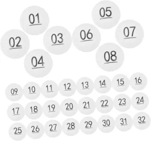 Numbered Raffle Balls Party Balls for Raffle Drawings Lightweight daughter needy coax dimly comprise Easy to Carry Bingo Game Balls Plastic 50pcs 
