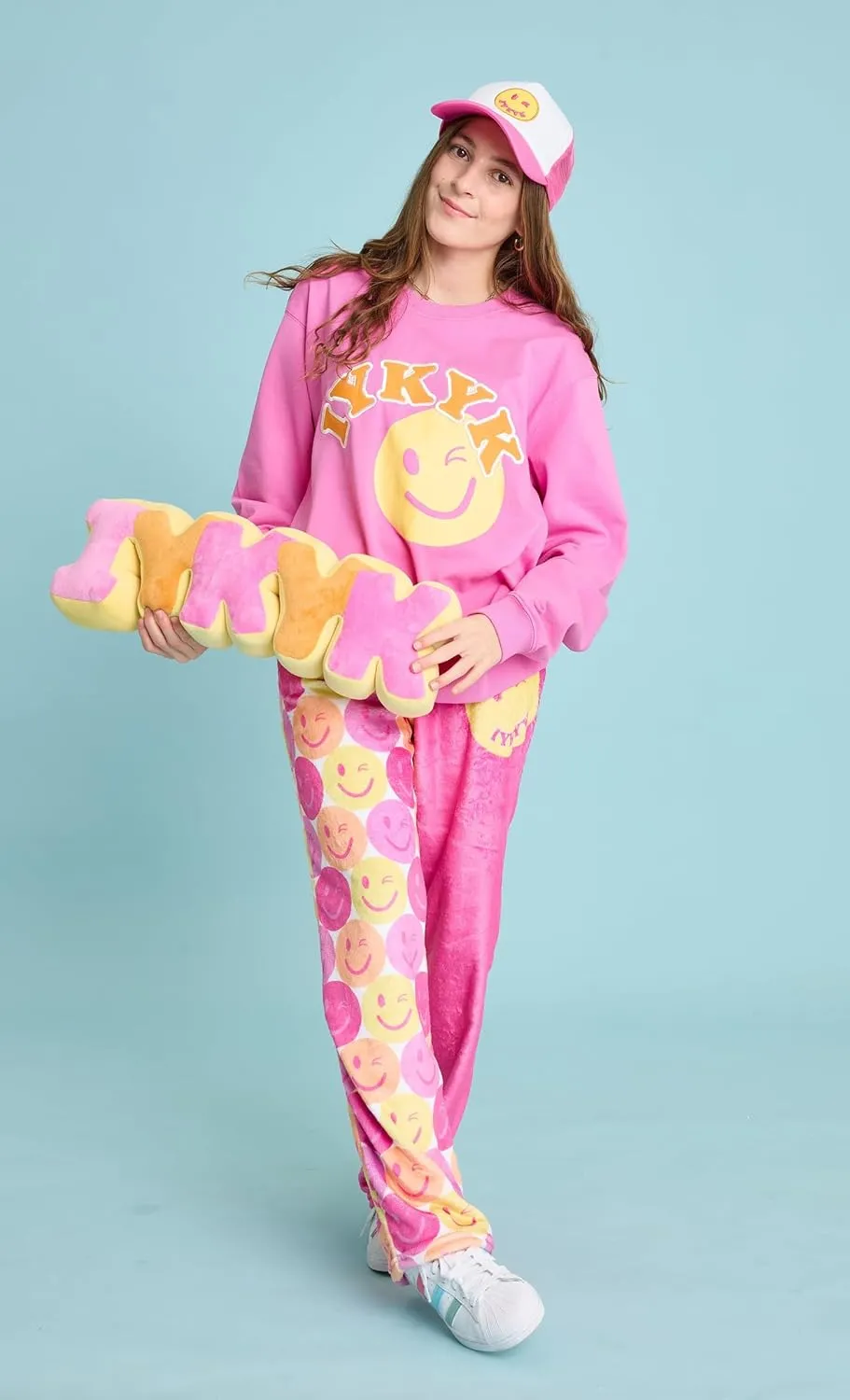 NYC Big Girls Silky Soft Plush Fleece membership expropriate supervise Pants Collection iscream   Theme 