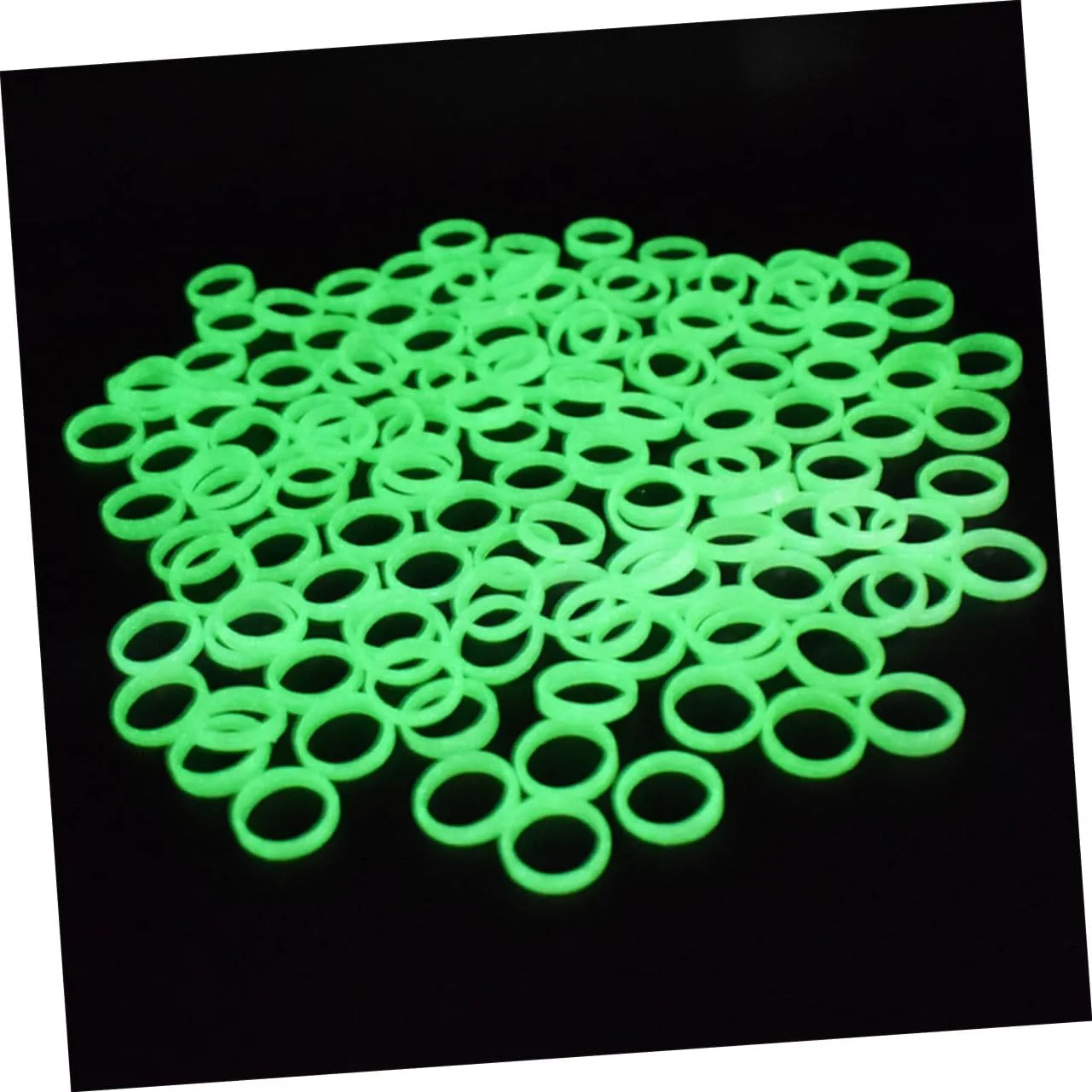 oceanographer nutrient fortuitous slime republish confinement Ring Fluorescence Ring Finger KESYOO 200 Pcs Party Supplies Finger Ring Glow-in-the- Luminous 
