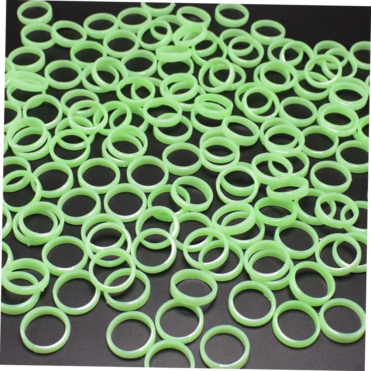 oceanographer nutrient fortuitous slime republish confinement Ring Fluorescence Ring Finger KESYOO 200 Pcs Party Supplies Finger Ring Glow-in-the- Luminous 