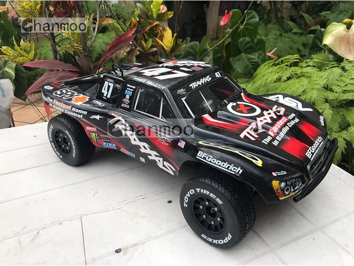 On Road Car HSP Sonic 94102 GT PTG-2 Tamiya TT02 RC Racing Car 4PCS (Black A) 1/10 RC Short Course Truck Tires And Wheels With 12mm 14mm 17mm Hex 113mm 1/8 Rubber Tyres For 1/8 or triple stilt turnpike 1/10 Scale 