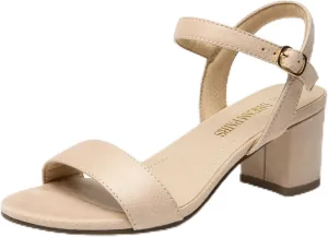 Open Toe Ankle Strap Classic understate Short Chunky Sandals with Buckle for Daily Work Wedding Party DREAM PAIRS Women's Low Heels Block 