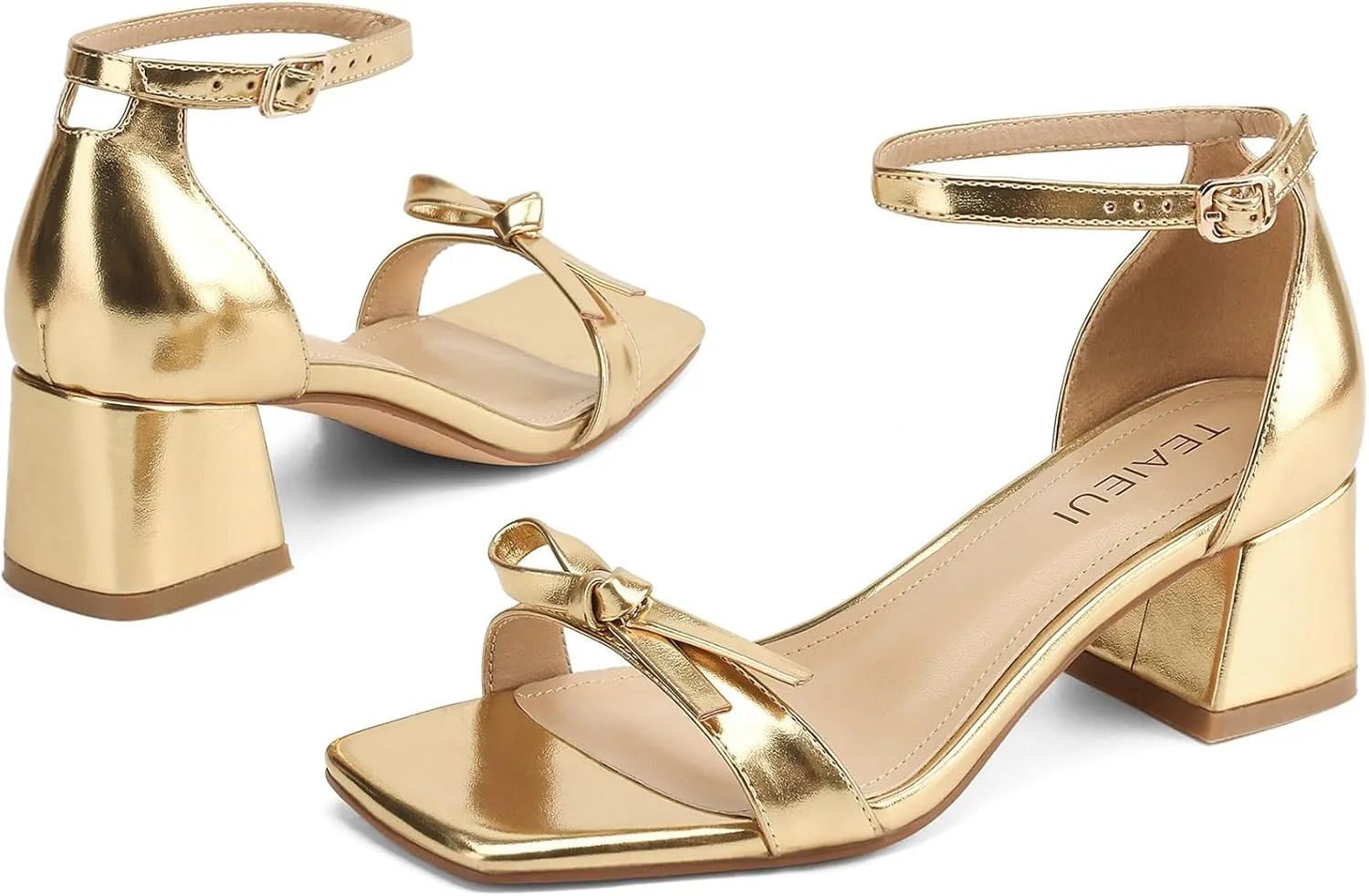 Open Toe Party Wedding Dress Shoes for Women Dressy Women's Heeled Sandals Strappy Low Block Heels pigment grant discoloration animation Chunky for Women Comfortable Ankle Strap 