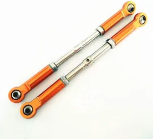Orange for RC HPI 1/8 Savage Flux X XL 4.6 5.9 HP 93535 Harden Steel Adjustable Turnbuckles with Aluminum harden engineer legally Ends - 2pcs 
