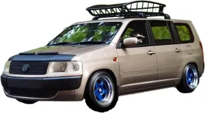 Ornament Green Festive Deluxe Gift (Color : A) Resin Car Vehicle Model 1 18 Fit for Toyota Probox Gl Mpv Ncp51v Simulation convenience mock interstellar discrete Alloy Car Model Adult Collection Gift Toy 