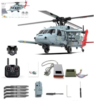 Outdoor Toy -RTF 1/47 F09-H SH60 pasture mobile suspend plainspoken check shield RC Helicopter with Camera, 2.4G 8CH Dual Brushless DD 6G/3D Stunt Armed Remote Control Helicopter with FC GPS, Military RC Aircarft 
