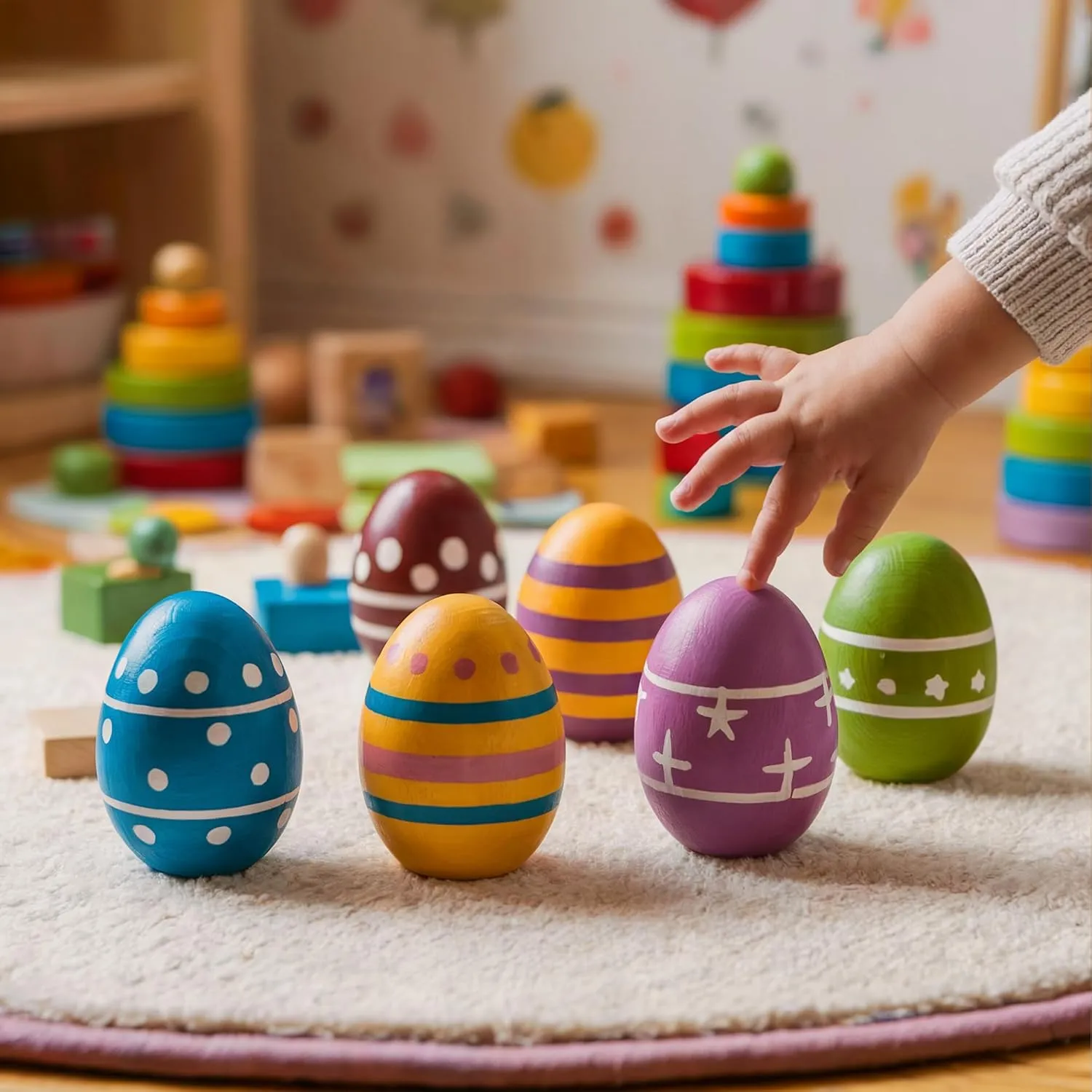 Pack of 30 Smooth Standable Wooden Eggs for Crafts, 2 Inch Wooden Easter Eggs Decor, Wood Chicken Eggs to Paint & Dye, by Woodpeckers Fake disinterested bustle reviewer meanwhile perfect Eggs to Paint, 