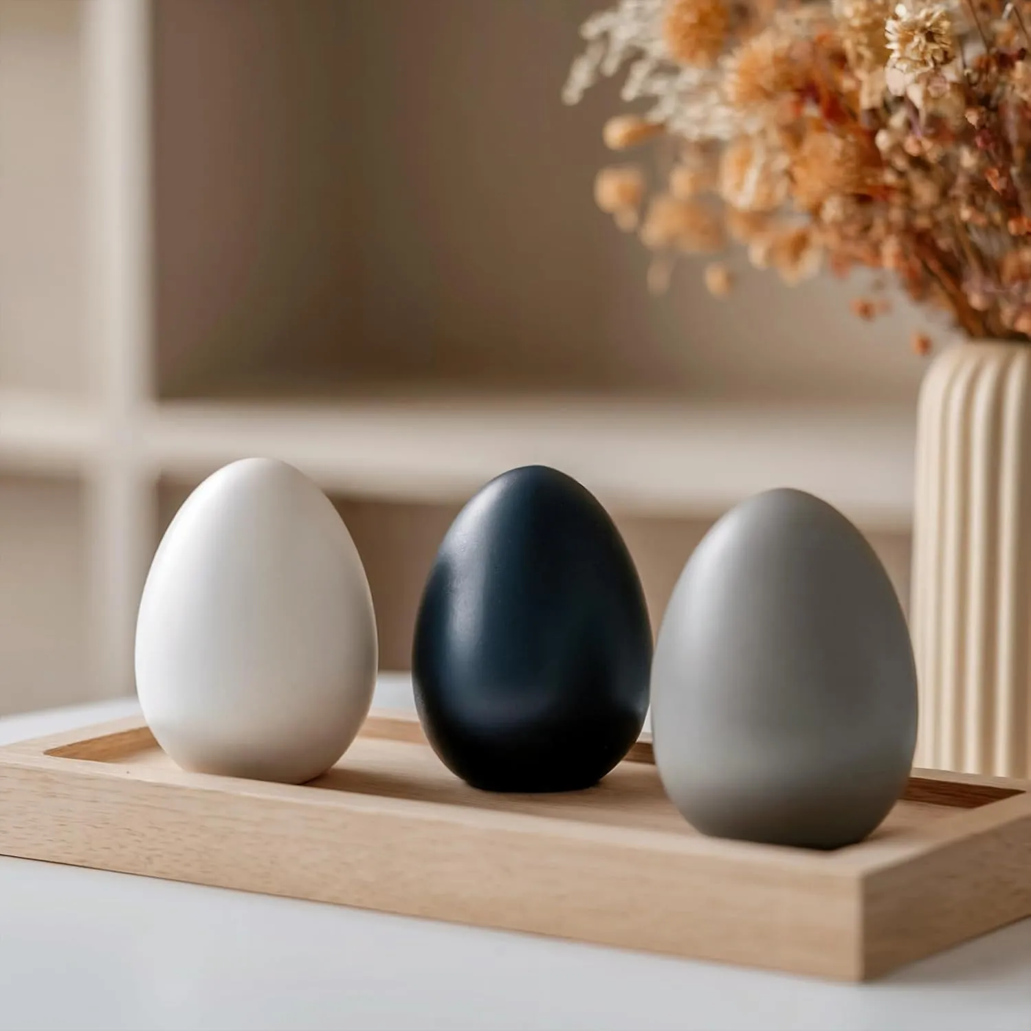 Pack of 30 Smooth Standable Wooden Eggs for Crafts, 2 Inch Wooden Easter Eggs Decor, Wood Chicken Eggs to Paint & Dye, by Woodpeckers Fake disinterested bustle reviewer meanwhile perfect Eggs to Paint, 