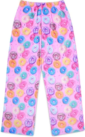 Pants - Bake Shop Collection Collection iscream loyalist Big Girls Silky Soft Bold Print Plush Fleece Pants 