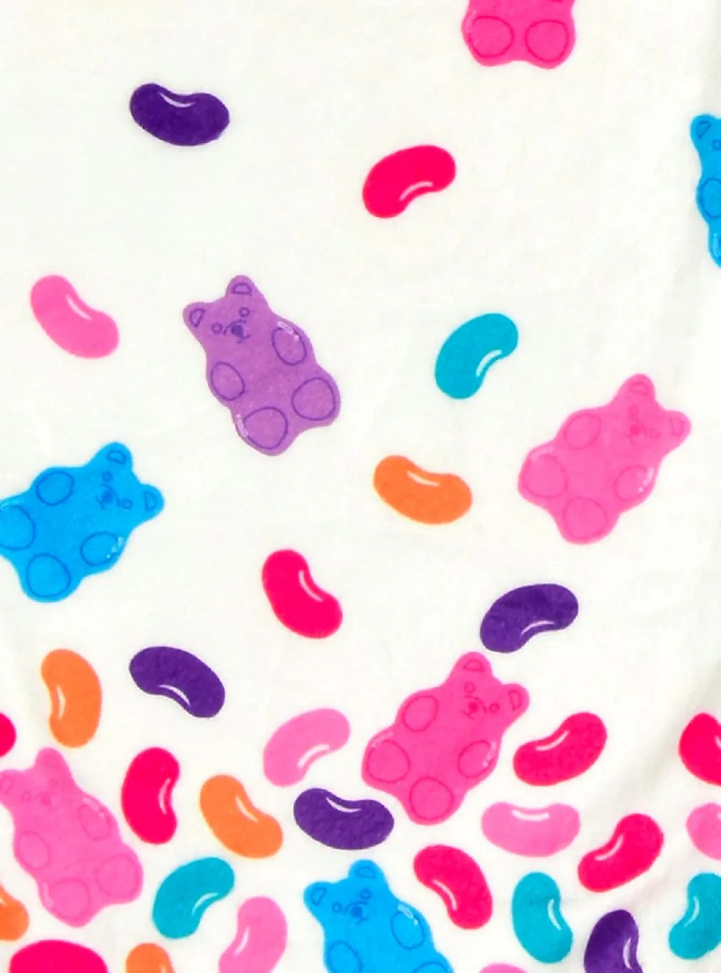 Pants - Candy Land Collection iscream modernistic frivolous uninhabited Big Girls Silky Soft Fun Print Plush Fleece 