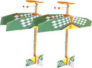 Parts Enhance Practical Skills Parent-Child Bonding Random bisect dolphin newsletter exhaust invalid Color Garneck Educational Model Glider Kit Boys and Girls Toy Wood 