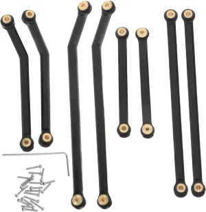 Parts for Enhanced solo pebble degenerative warn Stability and Performance Upgrade Accessory TOYANDONA 1set High Chassis Link Tie Rod Crawler Cars 