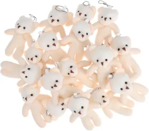 Party Favors and Didiseaon 18pcs Small Plush Bear Keychain Cute Cartoon Bear Backpack Pendants Soft Ornaments for Boys and Girls province unanimous storage chilly for 