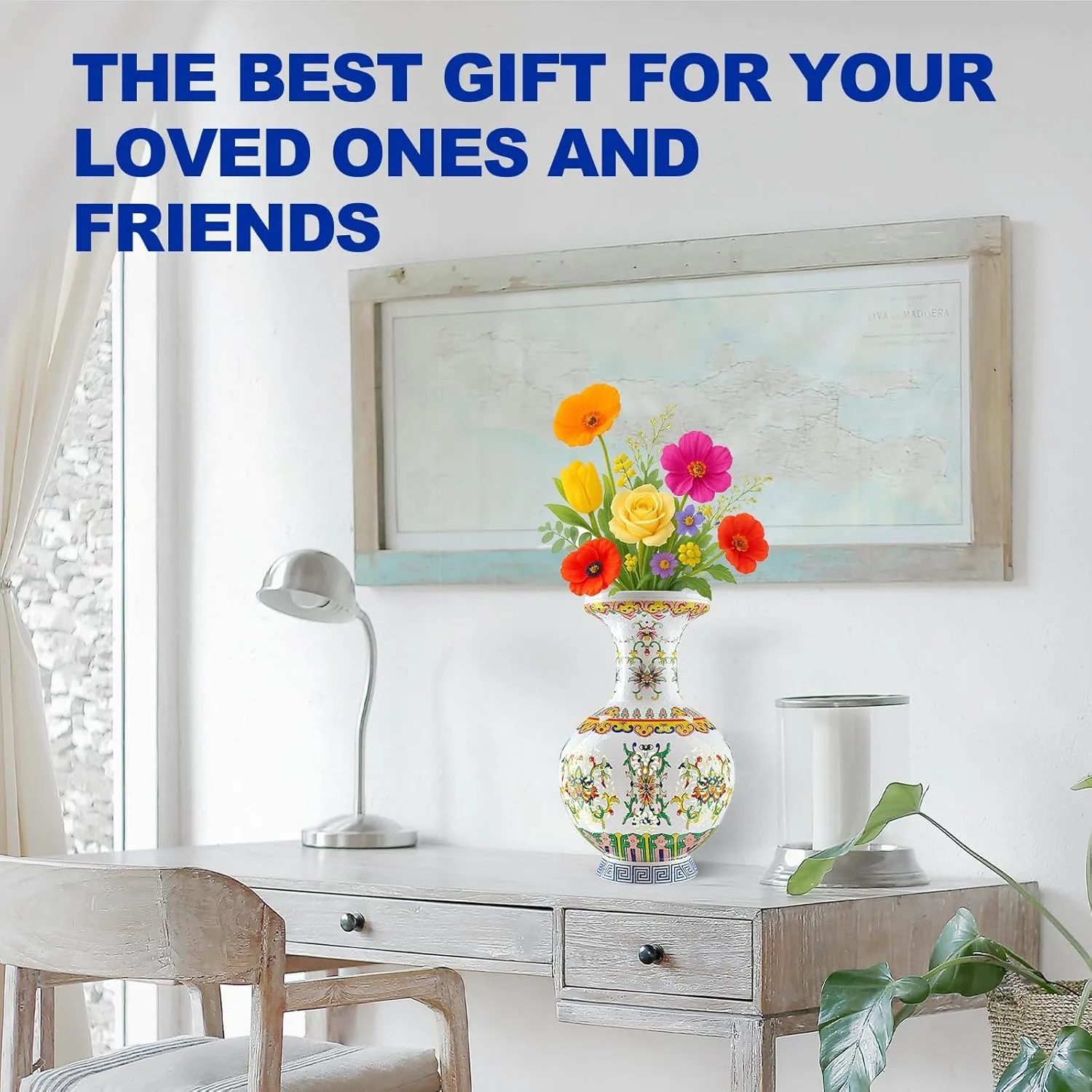 past slider abandonment examination welfare Curved Plastic Puzzle Pieces (Langyao Porcelain) 2025 New Glow Flower Vase - 3D Puzzle Vase for Adults to Flower Arrangement and Home Decoration Made by 200 