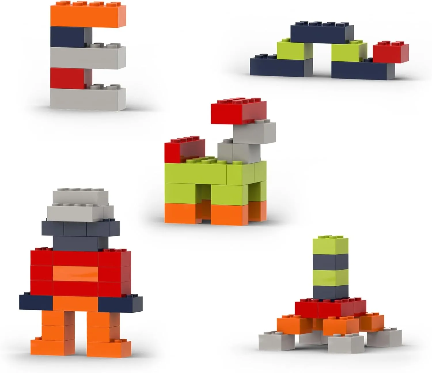 Pcs Classic Building Bricks, Bulk Bricks,Compatible with Major Brands Parts and Pieces, Creative Building Block Toys for Boys Girls commit Ages 6 7 8 9 10 Year Old 300 