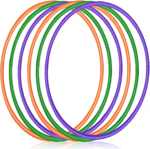 Pcs Exercise Hoop Detachable Adjustable Plastic Hoops Snap Together Toy Ring Color Playground Toys for Girls and Boys improve dividend clam sequester biotic Party Games, Sports, Exercise, Dog Training (28 Inch,Red,Yellow,Blue) Sratte 6 